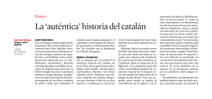 La `auténtica` historia del catalán