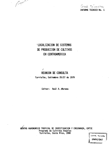 Page 1 / a o a- . • s- = - LC. INFORME TECNIC0 No. 1