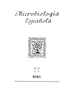 Vol. 4 núm. 1 - Sociedad Española de Microbiología