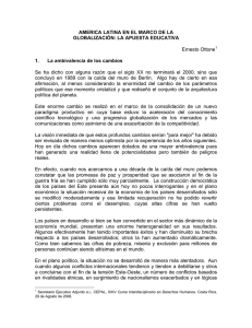 América Latina en el marco de la globalización: la apuesta educativa