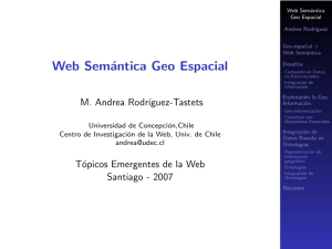 Web Semántica Geo Espacial - Centro de Investigación de la Web