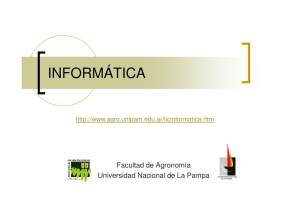 informática - Universidad Nacional de La Pampa
