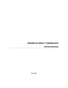 región de arica y parinacota síntesis regional