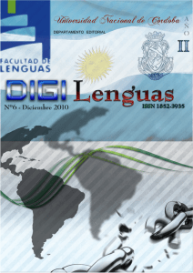 Digilenguas 6 - Departamento Editorial Facultad de Lenguas