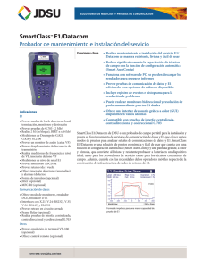 SmartClass™ E1/Datacom