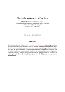 Guía de Referencia Debian