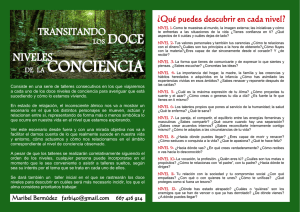 folleto transitando los doce niveles de la conciencia