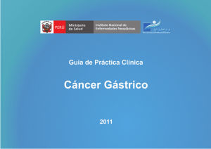 Guías clínicas de cáncer gástrico