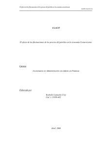 ULACIT El efecto de las fluctuaciones de los precios del petróleo en
