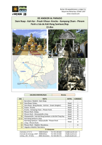 Camboya: De Angkor al Paraíso