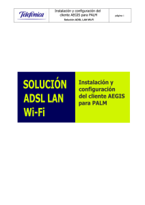 Instalación y configuración del cliente AEGIS para PALM