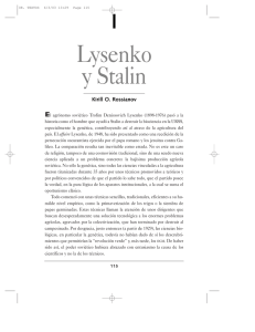Lysenko y Stalin