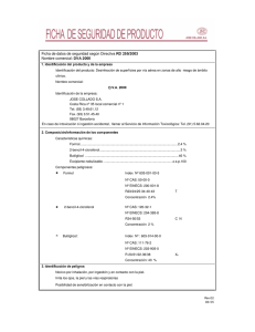 18. Ficha de Seguridad de DVA 2000