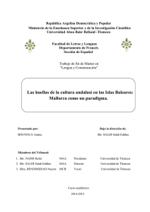 Cap&iacute;tulo I - Universit&eacute; Abou Bekr Belkaid Tlemcen