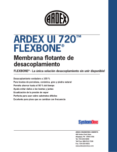 ARDEX UI 720™ FLEXBONE® Membrana