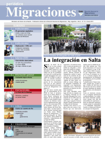 periódico Nº 19 en PDF - Dirección Nacional de Migraciones