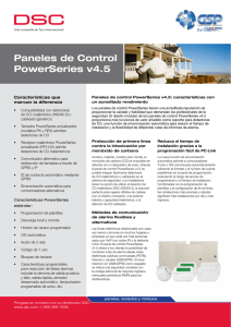 Paneles de Control PowerSeries v4.5