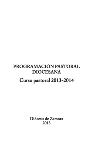 objetivo pastoral diocesano