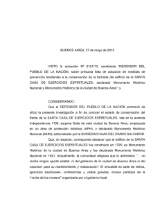 Exhorto 6151/13 - Defensor del Pueblo de la Nación