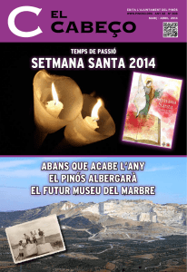 setMAnA sAntA 2014 - Ayuntamiento de Pinoso