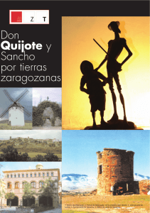 Don Quijote y Sancho por tierras zaragozanas