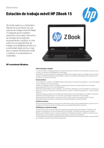 Estación de trabajo móvil HP ZBook 15