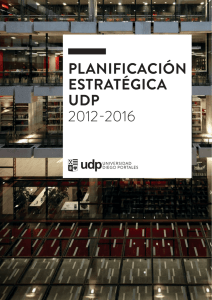 planificación estratégica udp 2012-2016