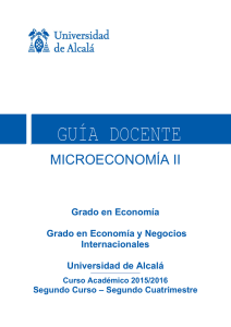 Grado en Economía - Universidad de Alcalá