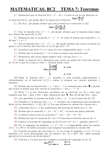 MATEMATICAS. BC2 TEMA 7: Teoremas