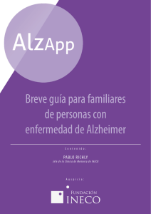 Guía para familiares de personas con enfermedad de Alzheimer