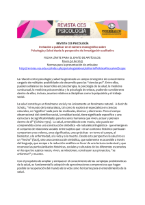 Numero monográfico psicologia y salud e in cuali Revista de