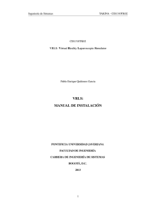 vrls: manual de instalación - Pontificia Universidad Javeriana
