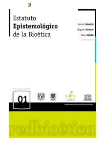 Estatuto epistemológico de la bioética - unesdoc