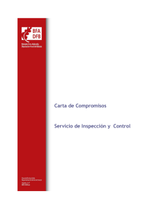 Carta de Compromisos Servicio de Inspección y Control