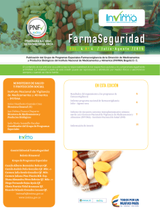 Boletín Farmaseguridad Vol. 4. No. 4. Julio