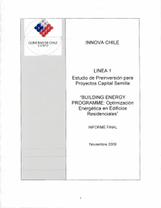 INNOVA CHILE LINEA 1 Estudio de Preinversión para