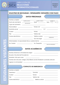descargar formulario - Universidad Internacional SEK Ecuador