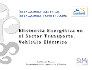 Eficiencia Energética en el Sector Transporte. Vehículo