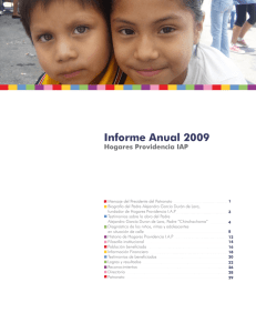 Folletos Informativos - Hogares Providencia, IAP.