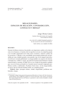 pdf Megaciudades : espacios de relación, contradicción, conflicto y