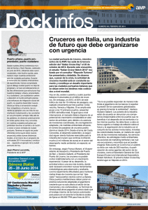 Cruceros en Italia, una industria de futuro que debe organizarse con