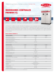 INVERSORES CENTRALES FRONIUS CL