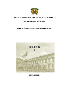 Enero - Universidad Autónoma del Estado de México