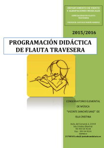 flauta travesera 2015-2016 - Conservatorio Elemental de Música