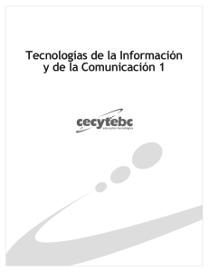 Tecnologías de la Información y de la Comunicación 1