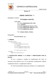 lengua castellana - Universidad Miguel Hernández