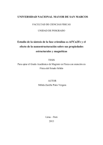 UNIVERSIDAD NACIONAL MAYOR DE SAN MARCOS Estudio de