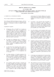 Directiva 2009/94/CE de la Comisión, de 31 de julio de 2009, por la