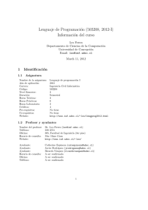 Lenguaje de Programación (503208, 2012