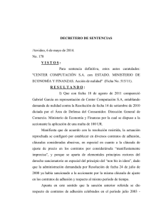 Sentencia 178/2014 - Tribunal de lo Contencioso Administrativo